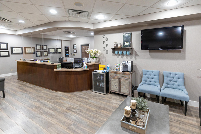 Oral & Facial Surgery of North Texas, PC Front Lobby And Desk